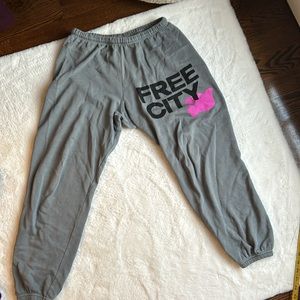 Free City Sweatpants woman’s size M. Mint condition Gray